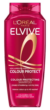 L'Oréal Elvive Colour Protect Shampoo For Coloured & Highlighted Hair (400ml)