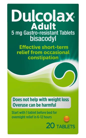 Dulcolax Adult Constipation Relief Laxative Tablets