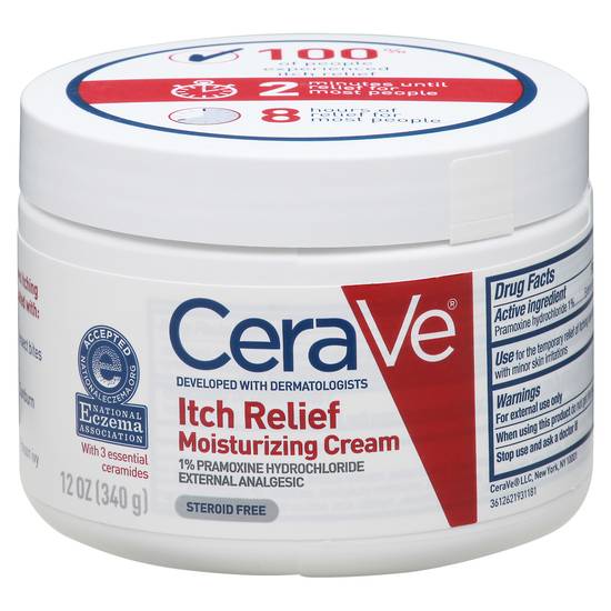 Cerave Itch Relief Moisturizing Cream For Dry Skin