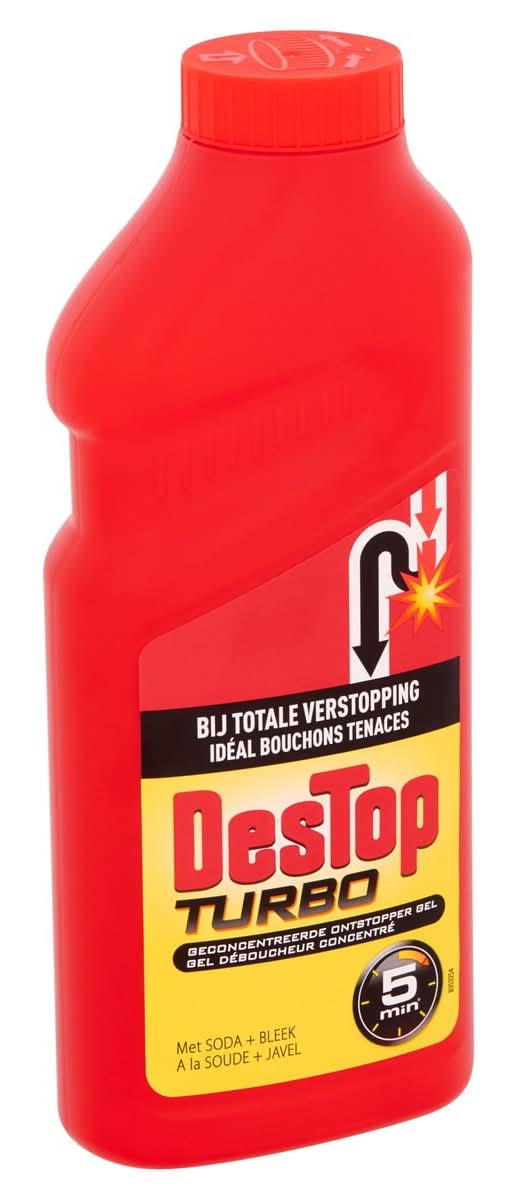 Destop Turbo Gel Déboucheur Concentré 500 ml