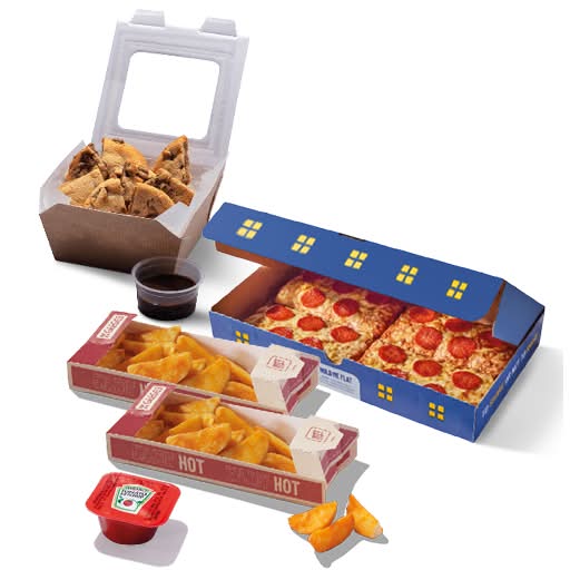 4 Slice Pizza Meal Deal Bundle