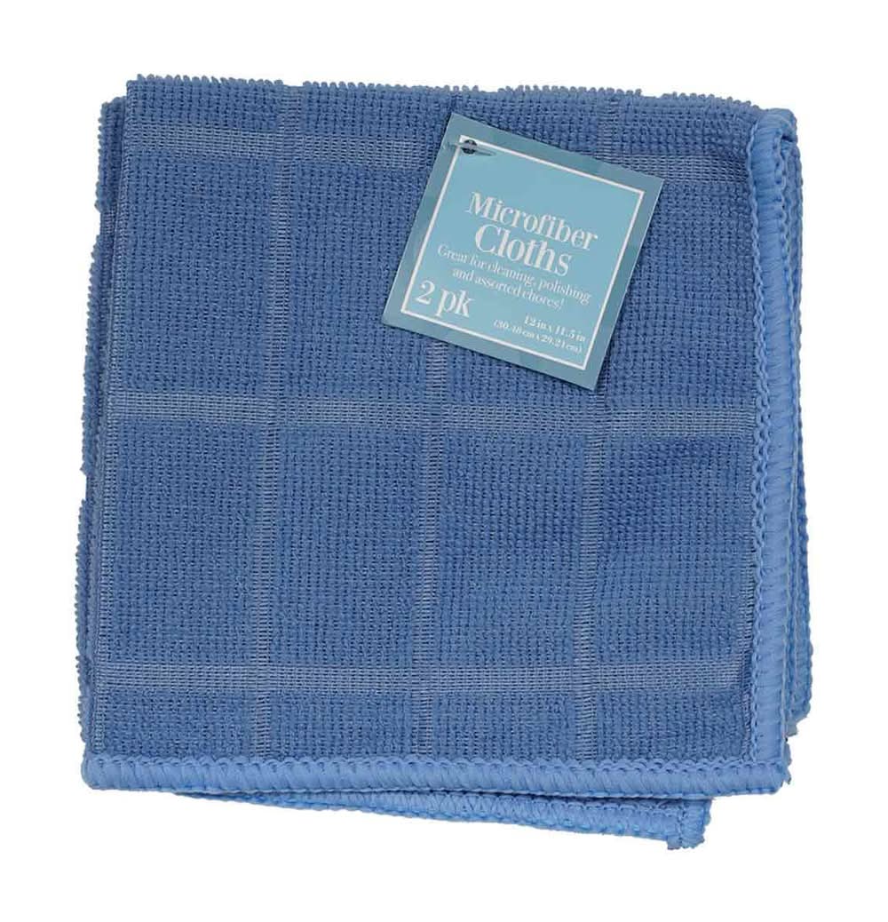 Houseware Multipurpose Microfiber Cloths, Assorted (2 ct)