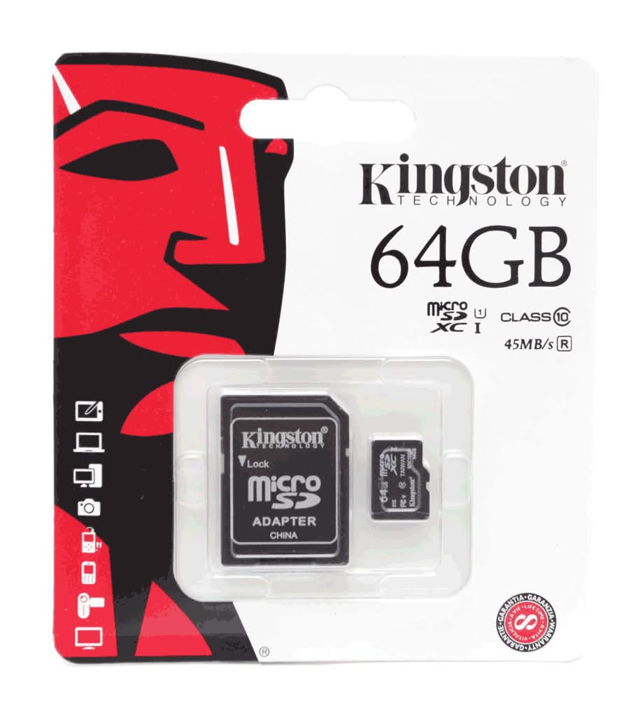 Kingston · Memoria micro sd 64gb