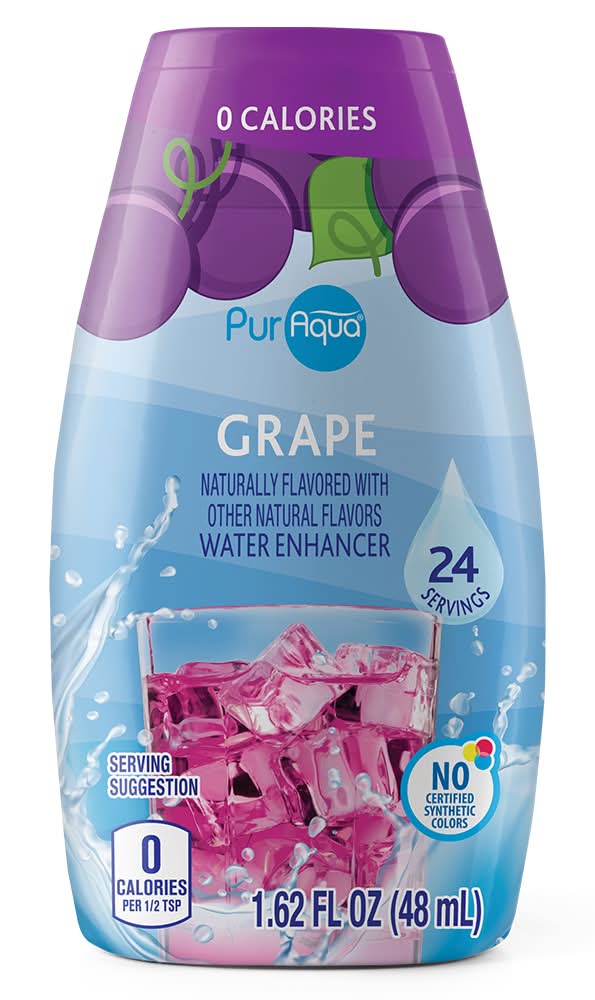 PurAqua Flavored Liquid Water Enhancer, Grape (1.62 fl oz)