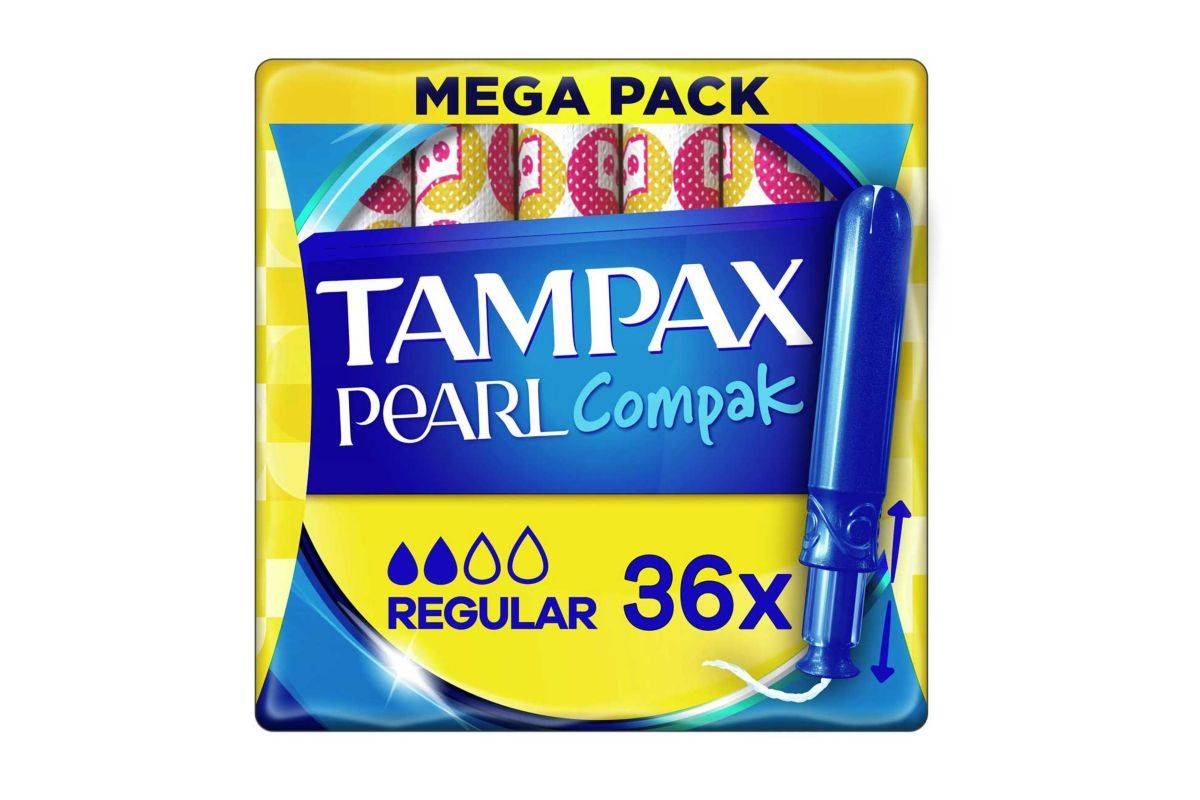 Tampax Pearl Compak Regular Tampons Applicator 36X