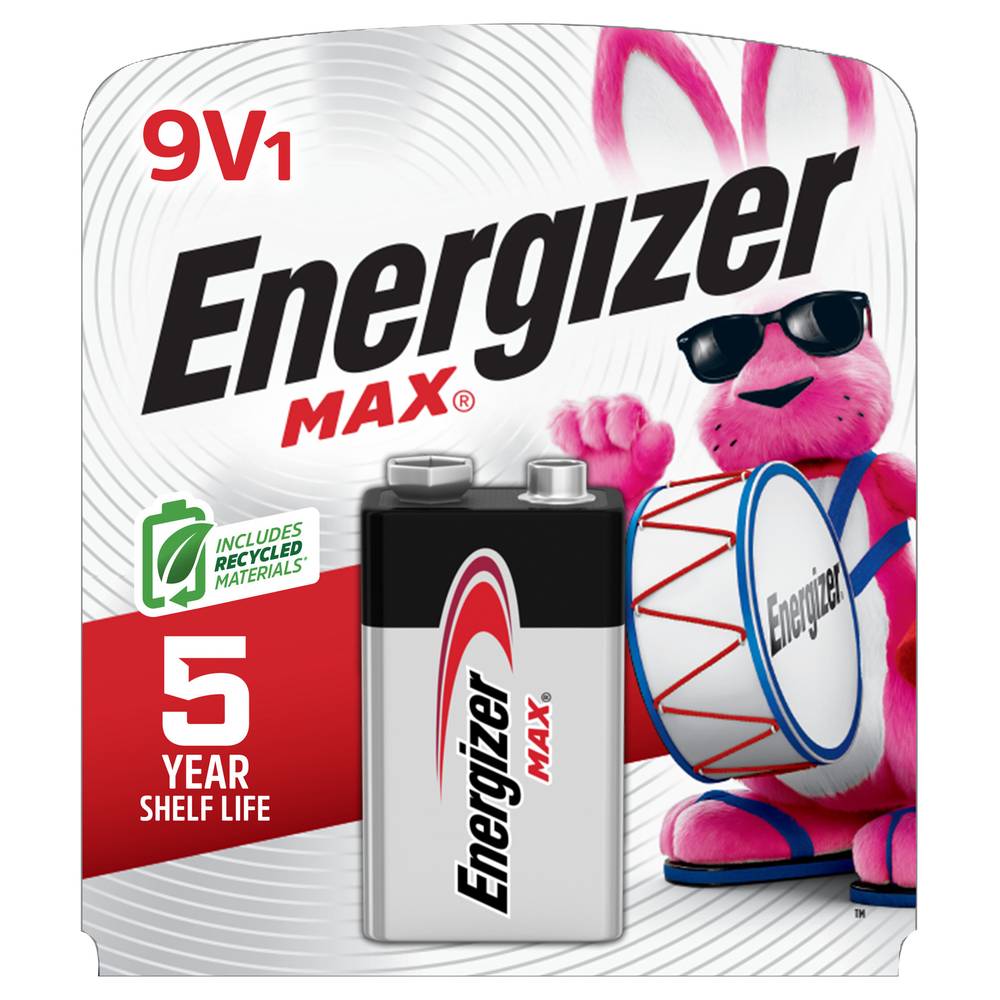 Energizer Max 9v1 Alkaline Battery