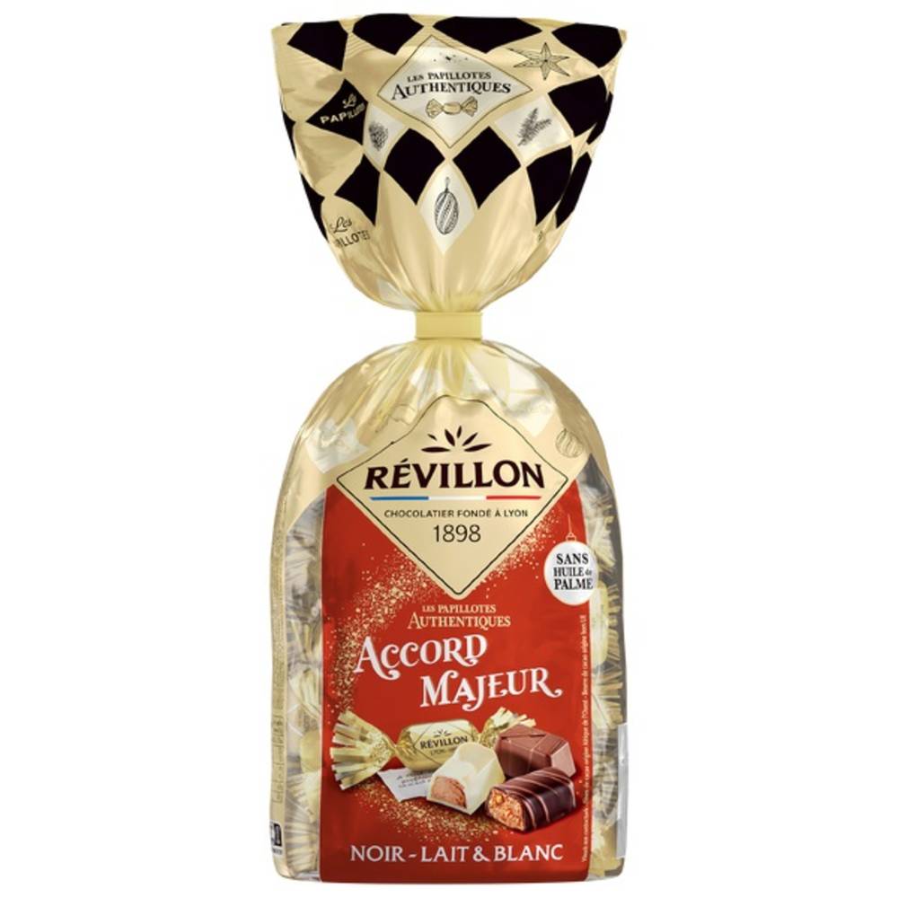 Révillon - Chocolats de noël noirs, au lait et blancs (360g)