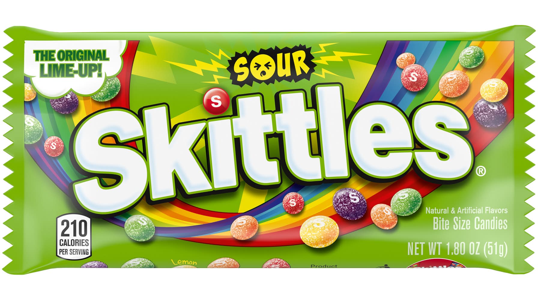 Skittles Bite Size Sour Candy (1.8 oz)