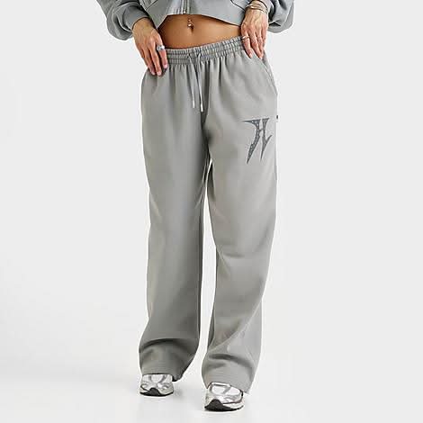 Women'S Hoodrich Aspen Studded Wide-Leg Jogger Pants (Medium)