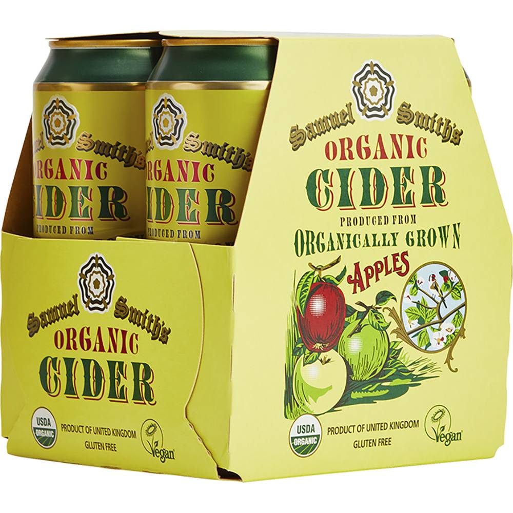 Samuel Smith's Organic Apples Cider (4 x 14.9 fl oz)