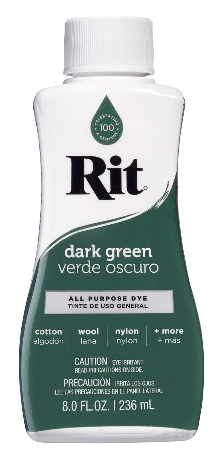 Rit 8 Oz Dark Green For Fabric Dye