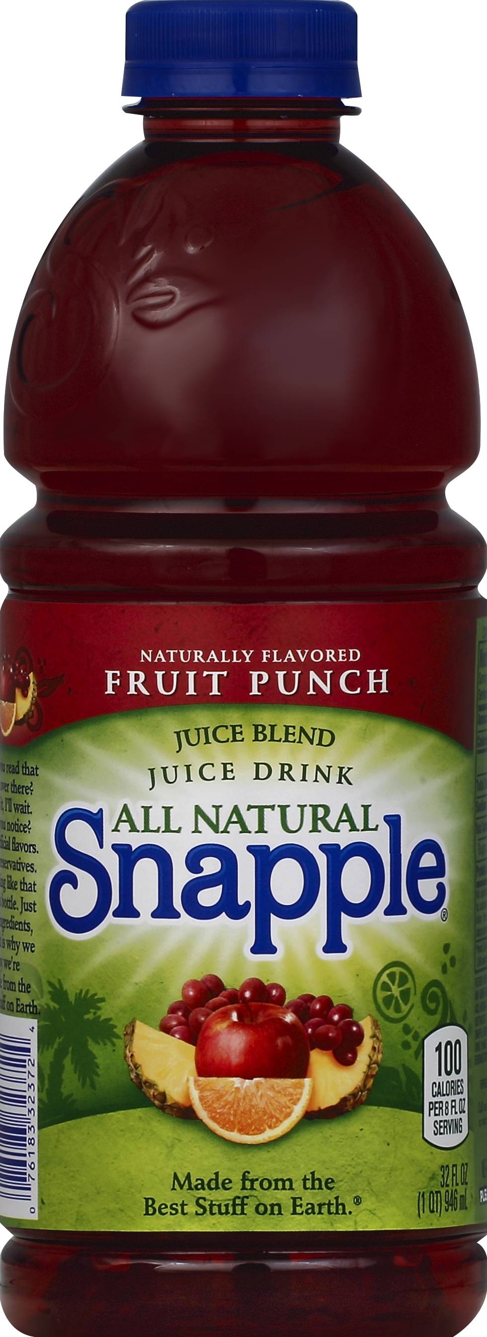 Snapple Naturally Flavored Fruit Punch Juice Drink (32 fl oz)