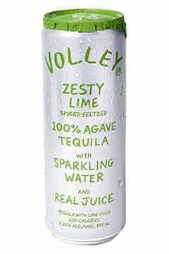 Volley Zesty Lime Tequila Seltzer (4x 12oz cans)