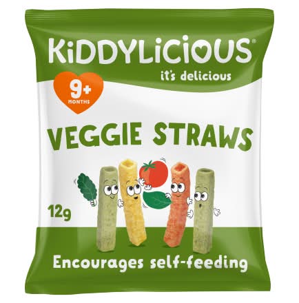 Kiddylicious Veggie Straws Baby Snacks (12g)
