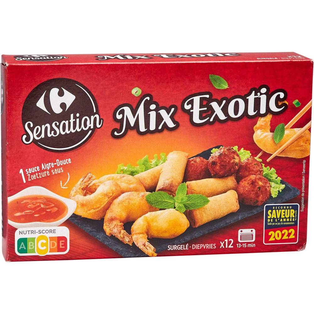 Carrefour Sensation - Assortiment mix exotic (12 pièces)