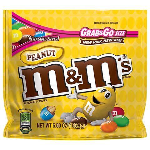M&M Peanut Grab & Go Bag 5.5oz