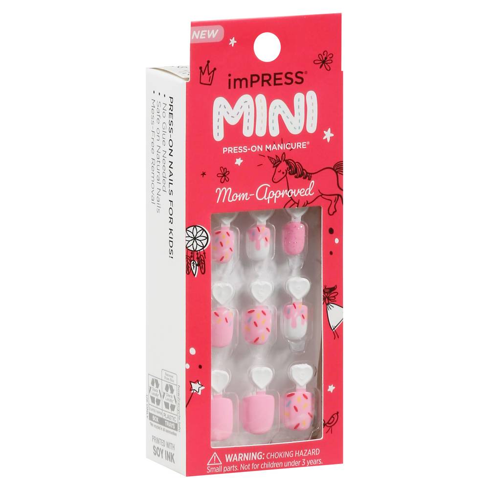 KISS Impress Mini Kids Press-On Manicture, Super Duper (9 g)