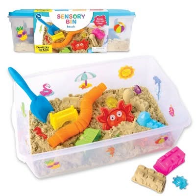 Faber-Castell Creativity For Kids Beach Sensory Bin, 3Y+