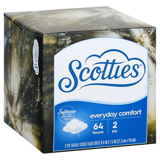Scotties Everyday Comfort Facial Tissues (64 ct)