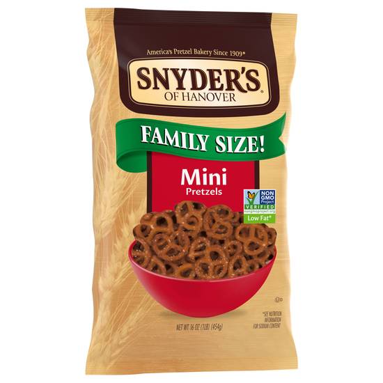 Snyder's Of Hanover Family Size Mini Pretzels
