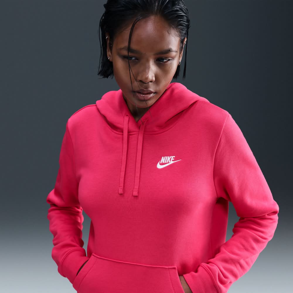 women's nike sportswear club fleece pullover hoodie