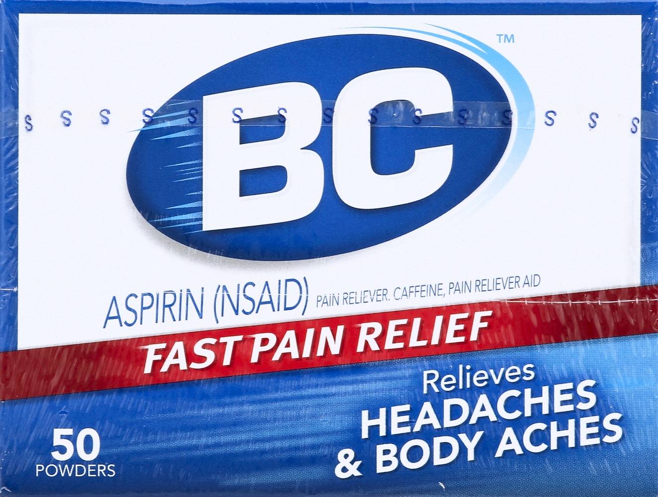 BC Aspirin Fast Pain Relief Powders (2.88 oz)