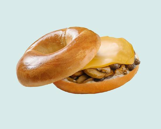 松露蕈菇起司貝果 Truffle Mushroom & Cheese Bagel