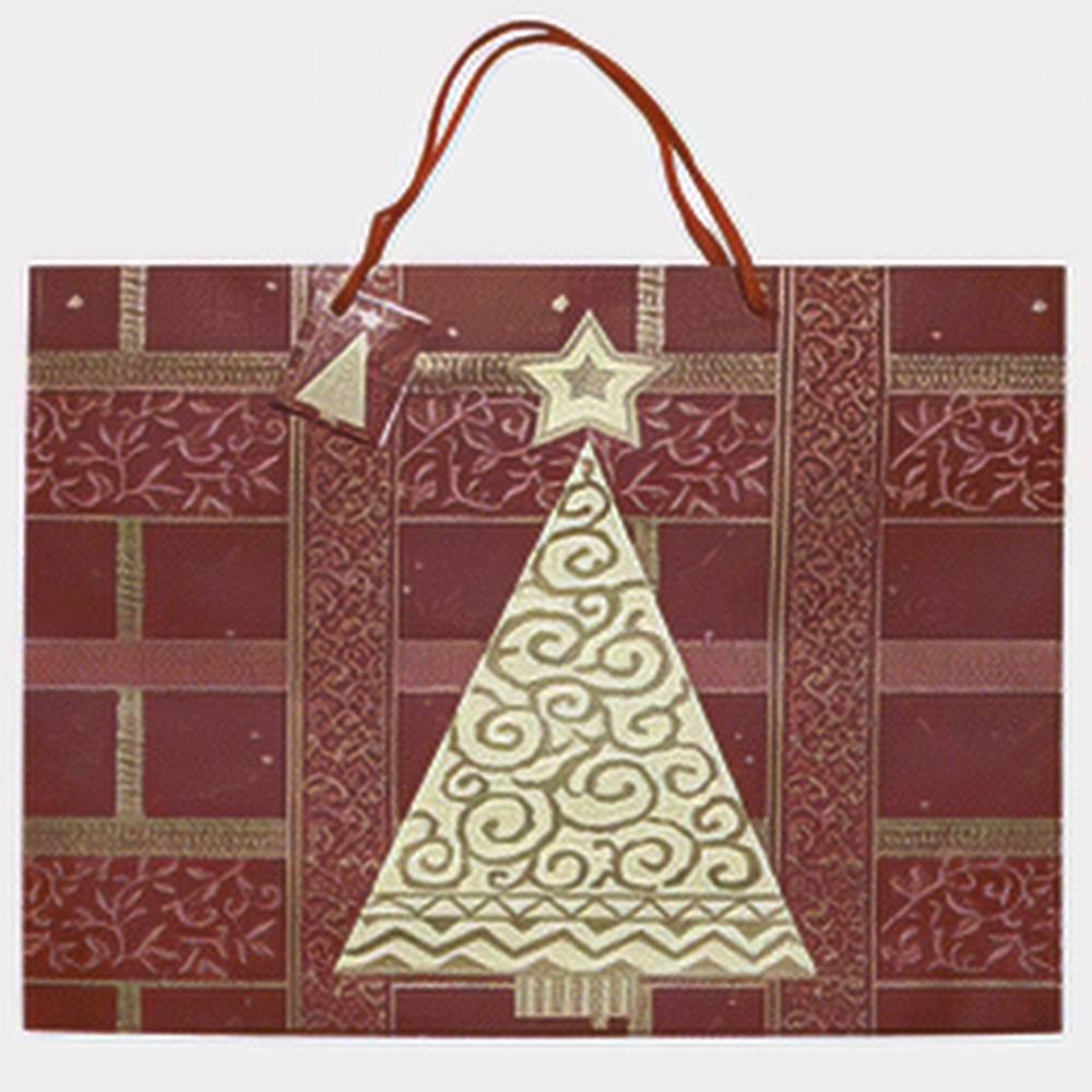 Xmas-Jumbo printed horizontal gift bag