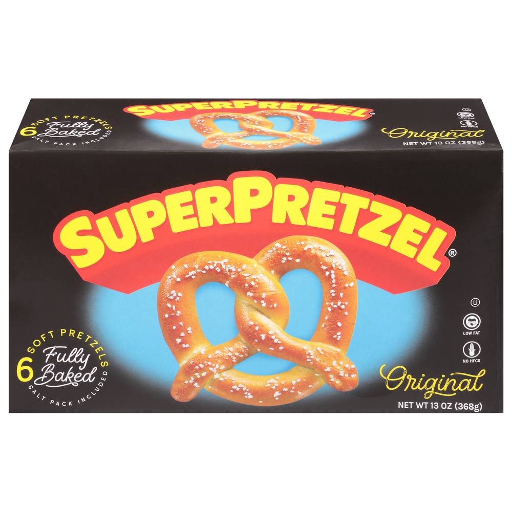 SuperPretzel Original Fully Baked Soft Pretzels (13 oz)