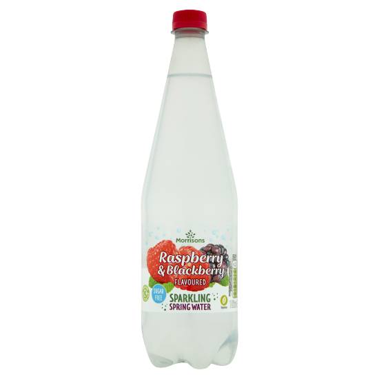 Morrisons Raspberry & Blackberry Flavoured Sparkling Water (1L)