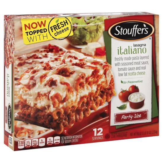 Stouffer's Party Size Classics Lasagna Italiano