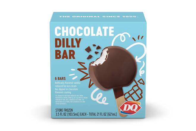 6 Pack Chocolate Dilly® Bar