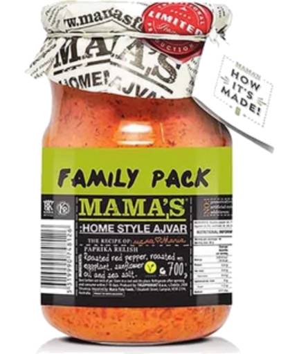 Mamas Hot Home Style Ajvar 700g
