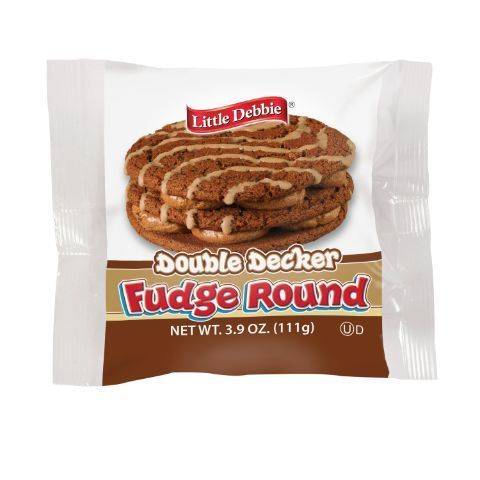 Little Debbie Double Decker Fudge Round 3.9oz