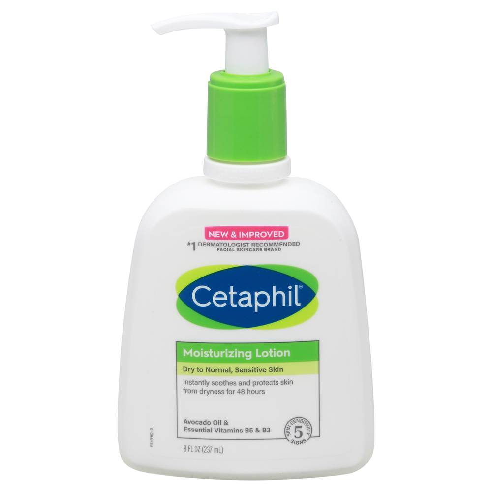 Cetaphil Avocado Oil & Essential Vitamin B5 & B3 Moisturizing Lotion (8 fl oz)