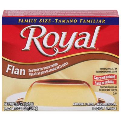 Royal Bilingual Flan Dessert Mix