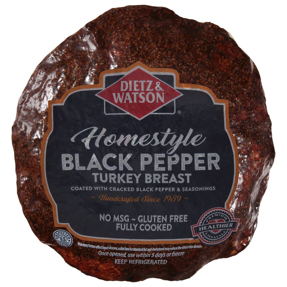 Dietz & Watson Homestyle Black Pepper Turkey Breast