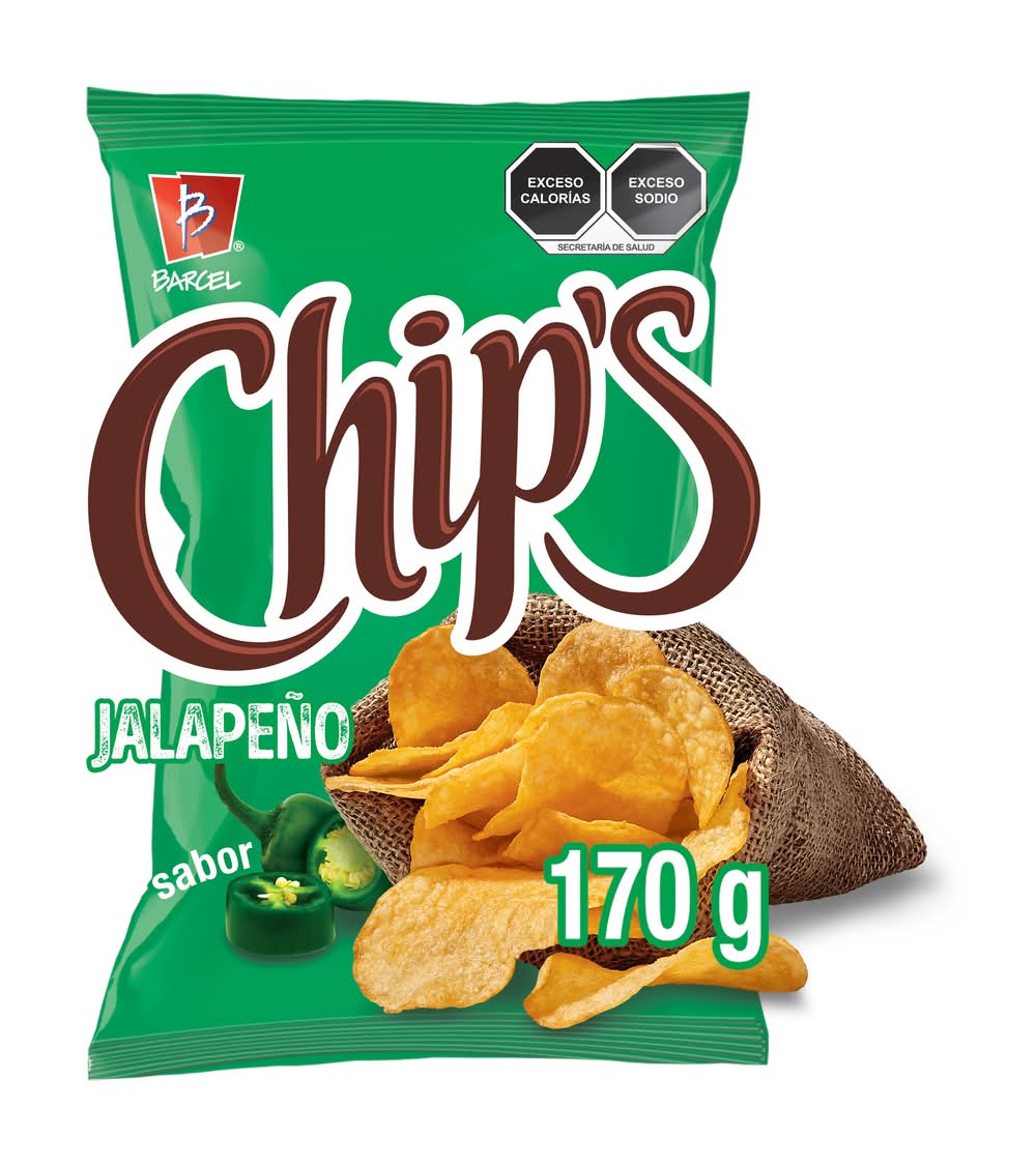 Chip's · Papas fritas, jalapeño (170 g)