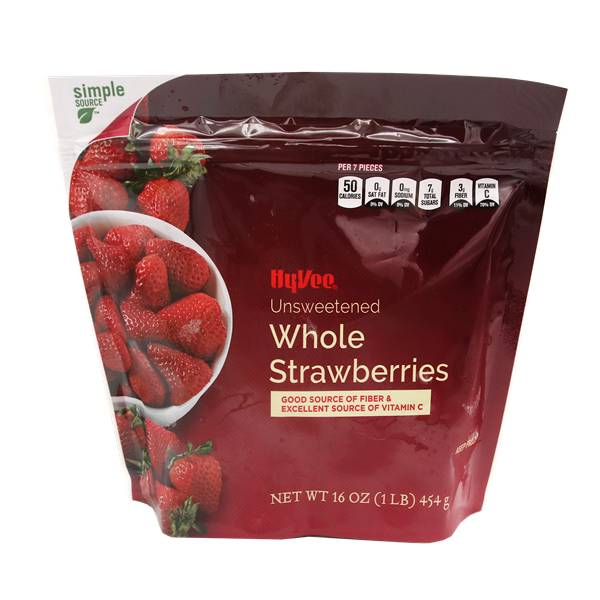 Hy-Vee Whole Strawberries Unsweetened