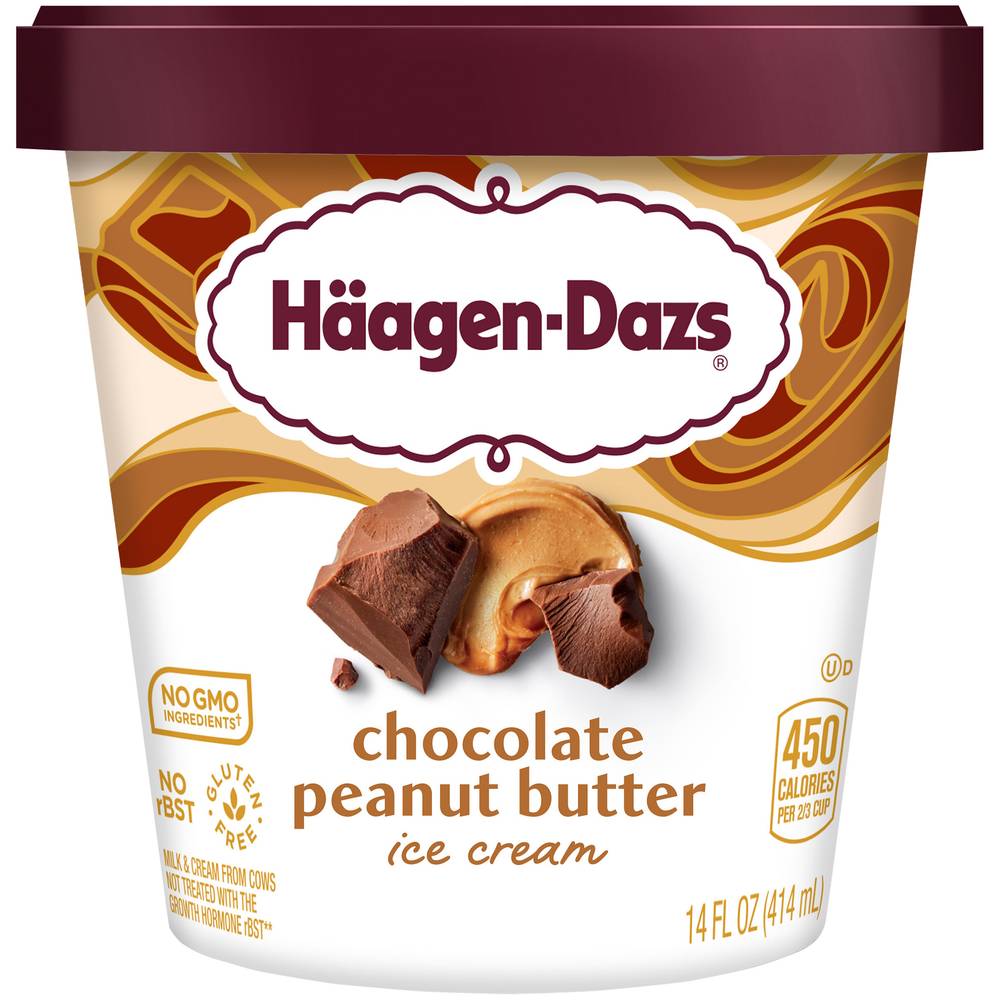 Häagen-Dazs Chocolate Peanut Butter Ice Cream (14 fl oz)