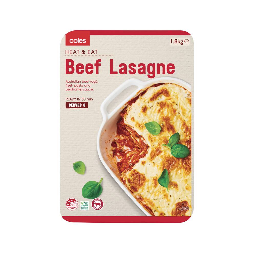 Coles Beef Lasagne