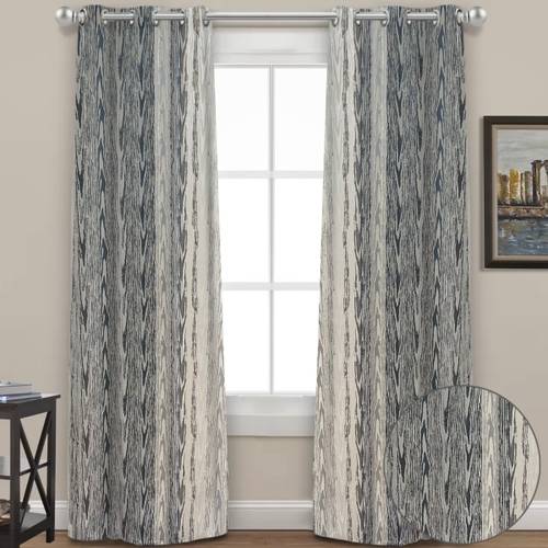 Grey Grommet Curtain - 84''