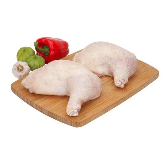 Pierna con muslo corte americano