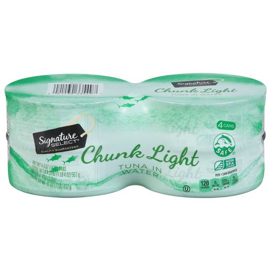 Signature Select Chunk Light Tuna in Water (4 x 5 oz)