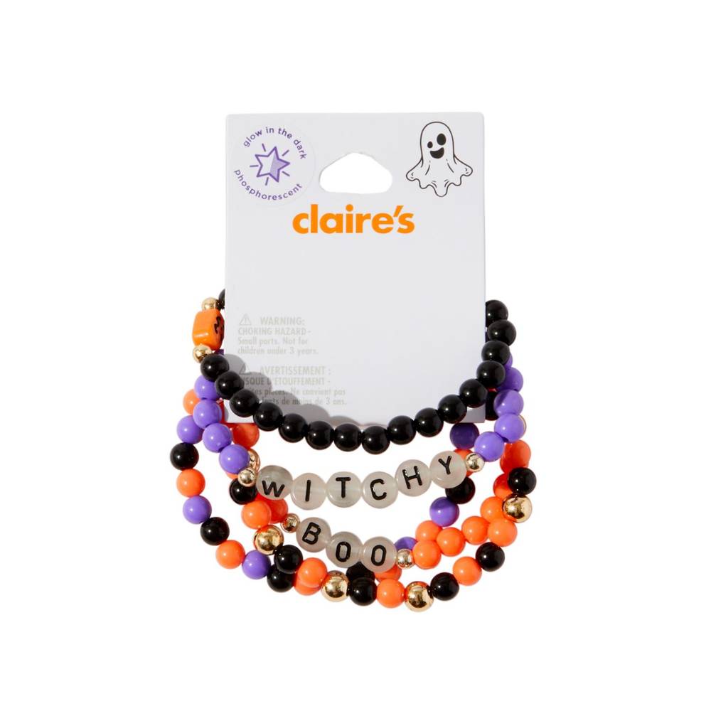 Claire's Halloween Glow in Dark Bracelets (5 ct)