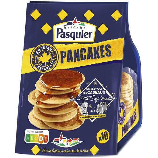 Pancakes Natures x 10 - 350g - Pasquier