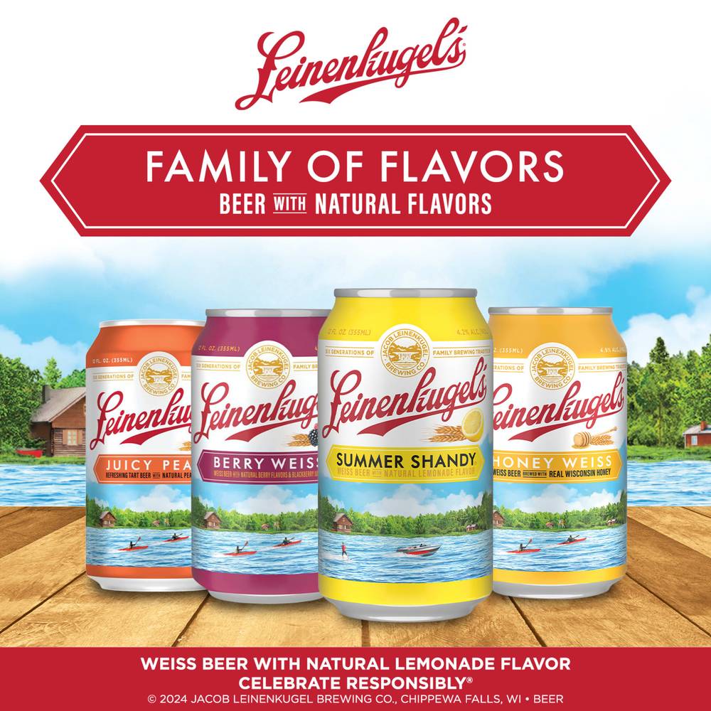 Leinenkugel's Summer Shandy Seasonal Beer, Lemonade (6 x 12 fl oz)