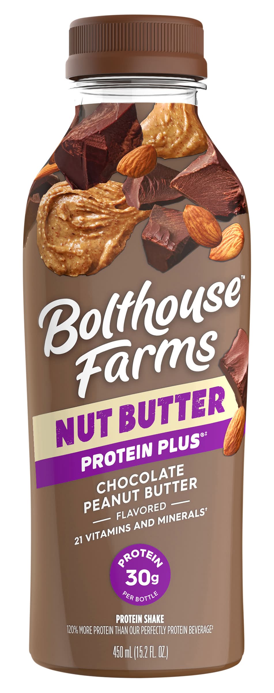Bolthouse Farms Protein Plus Shake, Peanut Butter Chocolate (15.2 fl oz)