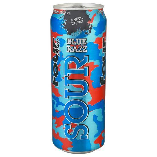 Four Loko Sour Blue Razz Beer (23.5 fl oz)