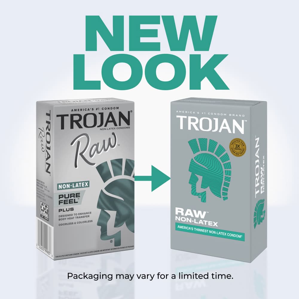 Trojan Raw Pure Feel Non-Latex Condoms – Simple, Effective Support for Your  Body's Needs | Condoms